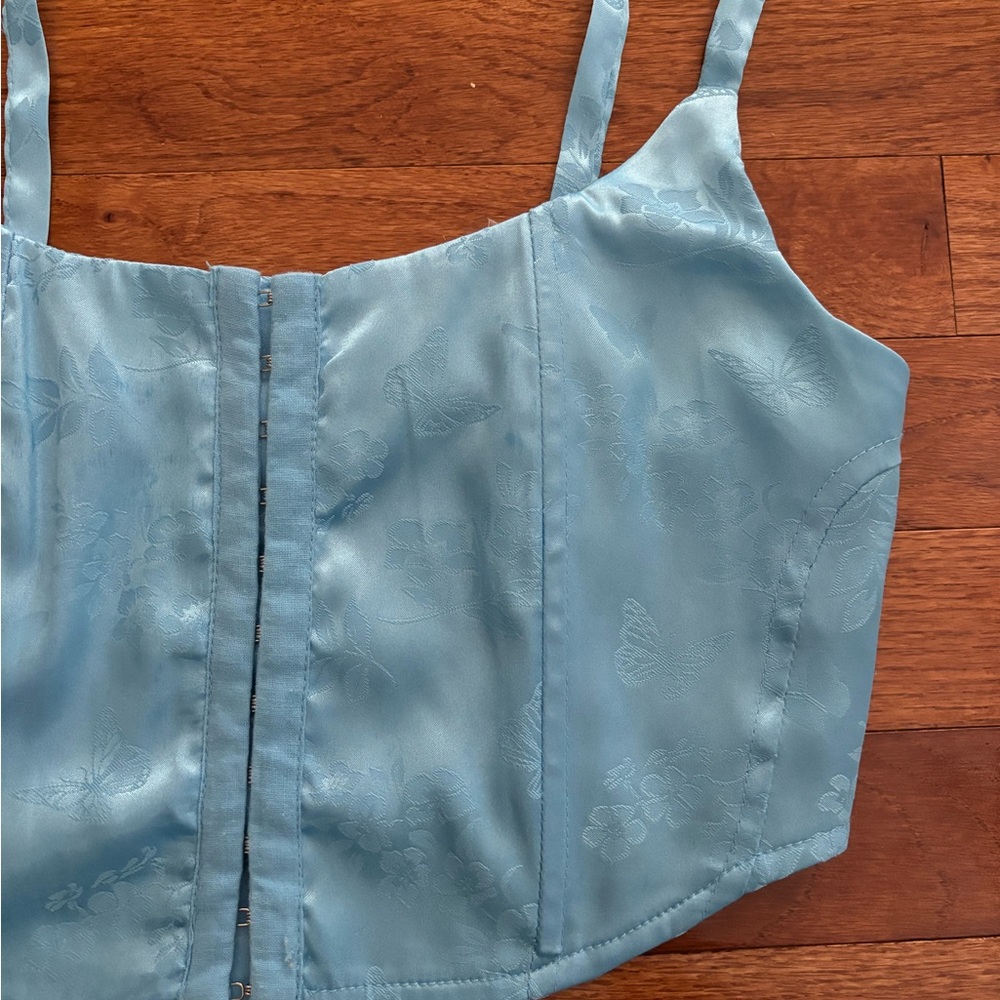 NWOT Pacsun LA Hearts Butterfly Corset Tank Top - Picture 7 of 8